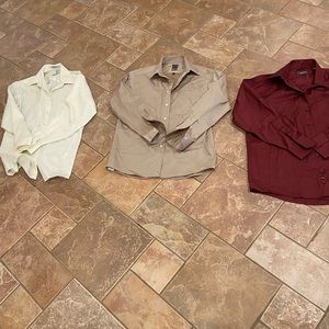 3 men’s button downs all in great condition